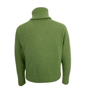 <span class=keywords><strong>Jersey</strong></span> de <span class=keywords><strong>cuello</strong></span> <span class=keywords><strong>alto</strong></span> informal para primavera e invierno de alta calidad para <span class=keywords><strong>mujer</strong></span>, suéter elegante de longitud larga tejido sólido transpirable de talla grande - Product Image 3