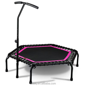 Trampolín de <span class=keywords><strong>Fitness</strong></span> Seguro para Adultos de 50 Pulgadas para Interiores, Cama Elástica Profesional para Salto Deportivo, Venta de Fabricante - Product Image 2