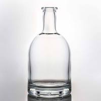 Botellas de Vidrio Vacías Extra Premium Personalizadas con Fondo Grueso para Envasado de Licores y Bebidas Espirituosas