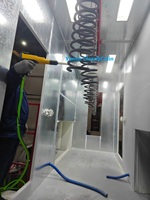 Ligne de revêtement électrostatique en poudre entièrement automatique pour ressorts / Ligne de production de pulvérisation de poudre pour ressorts