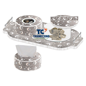 Nouveau design Ensemble de brûleurs d'encens en nacre Brûleur Bakhoor en nacre Coffret cadeau Brûleur Bakhoor MOP Fabriqué au Vietnam - Product Image 2