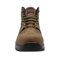 Bottes de travail unisexes AOXIANG en cuir nubuck respirant avec embout en acier anti-perforation pour toutes les saisons