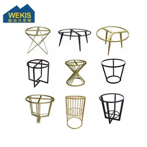 WEKIS-patas de mesa de hierro personalizadas, patas de muebles de acero de alta calidad, duraderas, Base de mesa de conferencia, precio de fábrica