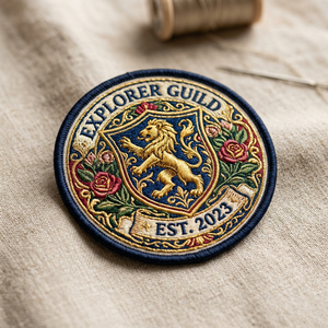 แผ่นปะสำหรับรีดเสื้อผ้าแผ่นปะติดแบบแผ่นปะติดด้วยความร้อนปักโลโก้ได้ตามต้องการ - Product Image 1