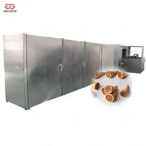 Industrial Ice Cream Rolled Sugar Cone Machine For Chocolate Mini Cone