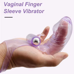 Niedriger Preis Finger hülse Vibrator G-Punkt Klitoris massage gerät TPE Finger massage gerät Mastur bator Vagina Stimulator Spielzeug - Product Image 6