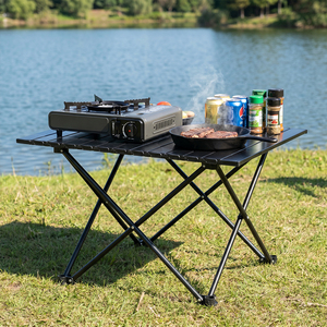 <span class=keywords><strong>Tavolo</strong></span> <span class=keywords><strong>da</strong></span> Picnic Pieghevole Portatile per Esterni, Arredo <span class=keywords><strong>da</strong></span> Campeggio ad Alta Resistenza per Viaggi, Barbecue e Tempo Libero - Product Image 6