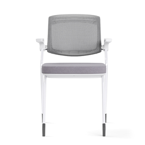 Chaise de bureau empilable en plastique respirant de style moderne pour réunions et formations, chaise de réception visiteur à bas prix, Guangdong - Product Image 3