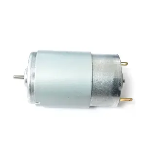 カスタマイズされたシャフト直径2.3mm長シャフト直径28mmDC 6v 12v 18v 24v RS390395カーボンブラシ15000rpmヘアドライヤーモーター