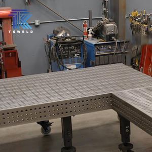 TKweld Fabrication professionnelle Plateforme en acier 3D 2000*1000*200mm <span class=keywords><strong>Table</strong></span> de soudage en fonte certifiée CE Stations de soudage - Product Image 3