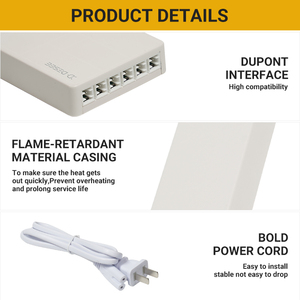 Controlador LED Ultra Delgado DESEE 12V 24V 34W 36W 60W 100W, Fuente de Alimentación de Voltaje Constante para Iluminación de Gabinetes, Armarios y Luces Lineales - Product Image 4