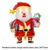 Vente en gros de ballons en aluminium Mylar, ballons de dessin animé, globos, ballons à l'hélium, décorations de Noël, ensembles de ballons en feuille d'aluminium