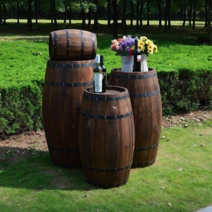 Armoire de présentation pour bouteilles de <span class=keywords><strong>vin</strong></span> en bois de chêne vintage, meuble de salon en bois massif thermostaté pour usage domestique - Product Image 5