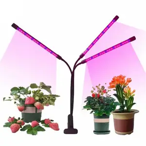 EVERIGNITE Full Spectrum LED Plant Growth Clip Lamp Dimmable Led Grow Lights Bar For Plants
