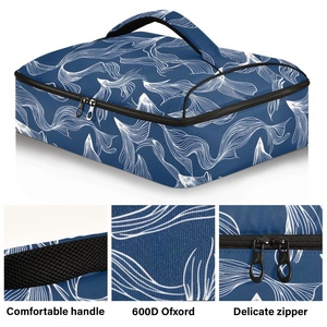 Aloha Hawaiian Holder Casserole Carrier Thermal Insulated Lunch BBQ Portable Large Capacity Lunch Cooler Pizza Carrier Bag - Product Image 2