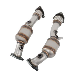 2007-2009 Volkswagen Touareg 4.2L V8 phía trước LH + RH xúc tác chuyển đổi thiết lập cao cấp trực tiếp phù hợp với điều kiện mới - Product Image 4