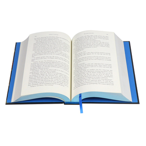 Publicación de <span class=keywords><strong>libros</strong></span> especiales de tapa dura Impresión de <span class=keywords><strong>libros</strong></span> románticos para adolescentes con lámina azul en la cubierta y bordes frustrados - Product Image 4