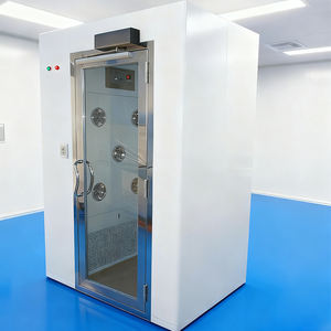 CE belgesi ile otomatik birbirine hava duş kabini PLC cihazı 304 SS modüler temiz oda ekipmanları - Product Image 2