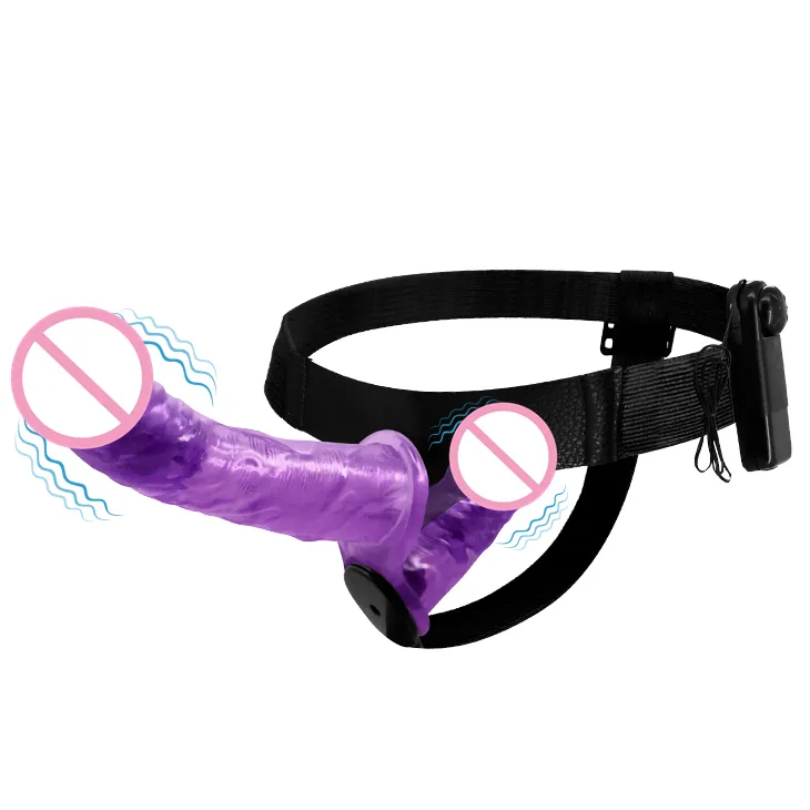 Lesbische Sex Toys Dubbele Penis Strap On Harnas Kits Voor Vrouwen Verstelbare Riem Met Dual Cock Dildo Vibrator