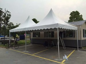 Magnifiques tentes pagodes de mariage avec un design ondulé, cadre en aluminium robuste <span class=keywords><strong>pour</strong></span> une utilisation prolongée, <span class=keywords><strong>pour</strong></span> la <span class=keywords><strong>location</strong></span> de fêtes, tentes <span class=keywords><strong>pour</strong></span> salons professionnels - Product Image 3