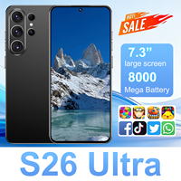 Nouveau Smartphone S26 Ultra 2026, Écran AMOLED HD 7,3 Pouces 120Hz, Android 15.0, Original 16Go+1To, Débloqué Double SIM 4G 5G LTE CDMA