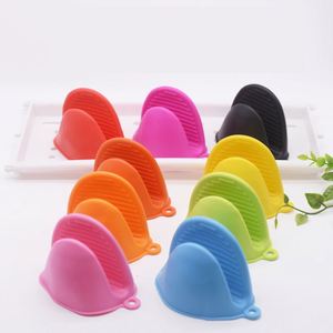 Cooking Baking Kitchen Gadget <b>Microwave</b> Oven Silicone Printed Heat Resistant Oven Mitts Anti Scalding Pot <b>Lid</b> Holders Sets Bowl - Product Image 3