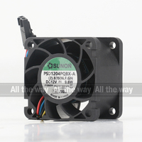Kipas Pendingin Sunon 5V 24V 48V DC12V 9.6W AC EC 4028 40X40X28MM 4CM Volume Udara Tinggi Senyap untuk Server 4-kabel PSD1204PQBX-A Baru dan Asli
