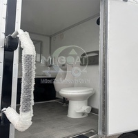 Cabine de toilettes mobiles d'extérieur robuste préfabriquée pour chantier