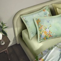 Parure de lit en coton égyptien 100% Cloudland, housse de couette en coton respirant, ensemble de literie de luxe en pur coton, 3 pièces