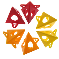 Support de peinture pyramidal 50*60mm en plastique, mini-supports coniques pour peinture, pieds de peinture, support de peinture pour accessoires de menuisier et de peintre