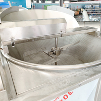 Machine frite de casse-croûte automatique commerciale poisson Tofu friteuse automatique chauffage électrique petit équipement de friture de frites