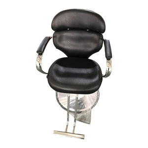 Fauteuil de Barbier Personnalisé en Stock pour Hommes, Spécifique Salon, en Cuir, Luxe Léger, Pivotant, avec Accoudoirs Réglables en Hauteur, pour Salon de Coiffure - Product Image 5