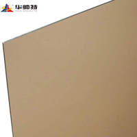 Panneaux muraux modernes HUASHUAITE, design en feuilles d'acrylique miroir doré de 2 mm