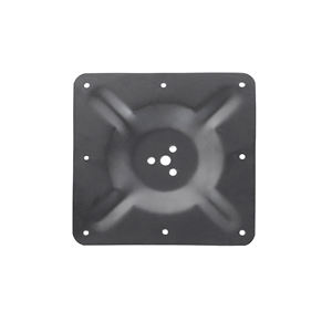 غير قابل للصدأ مع صفيحة حديدية قوس مستطيل وأنبوب مزدوج لقواعد طاولات المطاعم - Product Image 3