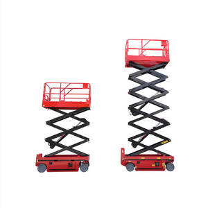 Andamio Elevador Móvil Eléctrico de Bajo Precio con Certificado CE, Plataforma de Elevación Hidráulica Eléctrica de 500 kg, 4m, 6m, 8m, 10m - Product Image 4