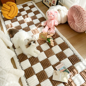 Cama para Perros/Gatos, Alfombra Lavable, Extraíble, Antideslizante, de Felpa, de Pelo Largo, de Poliéster, para Todas las Estaciones, Tamaño Pequeño/Mediano/Grande - Product Image 3