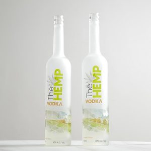 Botella vacía transparente esmerilada sellada, botellas de vidrio para whisky con corcho, ron, 750ml, venta al por mayor - Product Image 5