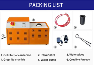 Gold Smelting Induction Furnace for 2kg Jewelry with High Efficiency Safety Accurate <b>Temperature</b> <b>Control</b> ISO/CE Certified - Product Image 4