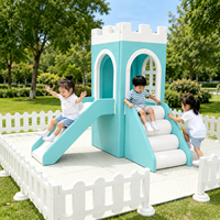 Aire de jeux intérieure pour enfants, château gonflable, équipement de terrain de jeu, centre d'activités pour tout-petits avec piscine à balles et toboggan pour écoles maternelles et usage commercial