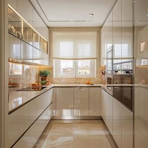 Solid-Wood Modular Eco-Friendly Custom <b>Pantry</b> with Soft-Close Drawers <b>Kitchen</b> Renovation Solution - Product Image 5