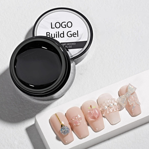 KUDAN Kit d'extension d'ongles en acrylique et <span class=keywords><strong>gel</strong></span> de haute qualité 50g Source de lampe à LED de style français certifiée pour l'utilisation de poly nail art - Product Image 3