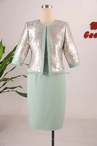 Tenues de mère de la mariée grande taille, costumes d'église pour femmes, ensembles deux pièces élégants de haute qualité pour femmes - Product Image 5