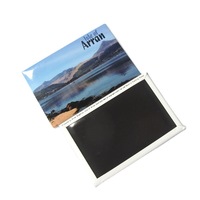 Aimant de réfrigérateur en fer blanc avec motifs d'attractions touristiques, design moderne et minimaliste, tailles 65x90mm et 80x53mm, pour la maison