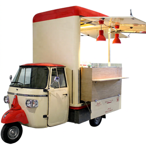 Camion de restauration électrique à 3 roues à vendre, remorque alimentaire pour poulet frit, glaces, chariot mobile APE, tricycle pour hot-dogs, chariot de vente ambulante - Product Image 1
