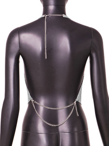 Wholesale Sexy Halter Metal <strong>Sequin</strong> <strong>Crop</strong> <strong>Top</strong> Women Summer Glitter Hot Rave Outfits Beach Party Club tank <strong>Top</strong> Street Wear Women - Product Image 5