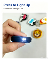 Grosir Penutup Kunci LED Kartun PVC Karet Lunak Dua Sisi 3D Pelindung Kunci Kontrol Akses Gantungan Kunci Liontin