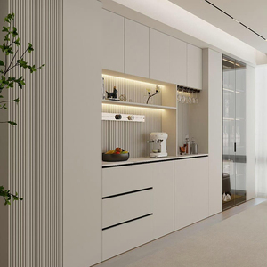 Salle à manger Salon Mobilier de maison Café moderne Bar Rangement Luxe <span class=keywords><strong>Blanc</strong></span> Bois <span class=keywords><strong>Buffet</strong></span> <span class=keywords><strong>Buffet</strong></span> Cabine - Product Image 3