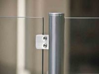 ALD Hot-Selling Systèmes de garde-corps d'escalier en verre SS2205 Acier inoxydable 8-12mm Colliers de serrage en verre étanches Fixations en verre