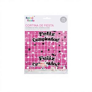 Cortina Rosa Peiyong para Fiesta de Cumpleaños Española 1x2M de China para Celebraciones y Decoraciones - Product Image 1