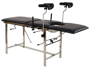 MT MEDICAL tres secciones con cuenco Examen de ginecología Sofá cama de examen de ginecología Silla de ginecología portátil médica - Product Image 2